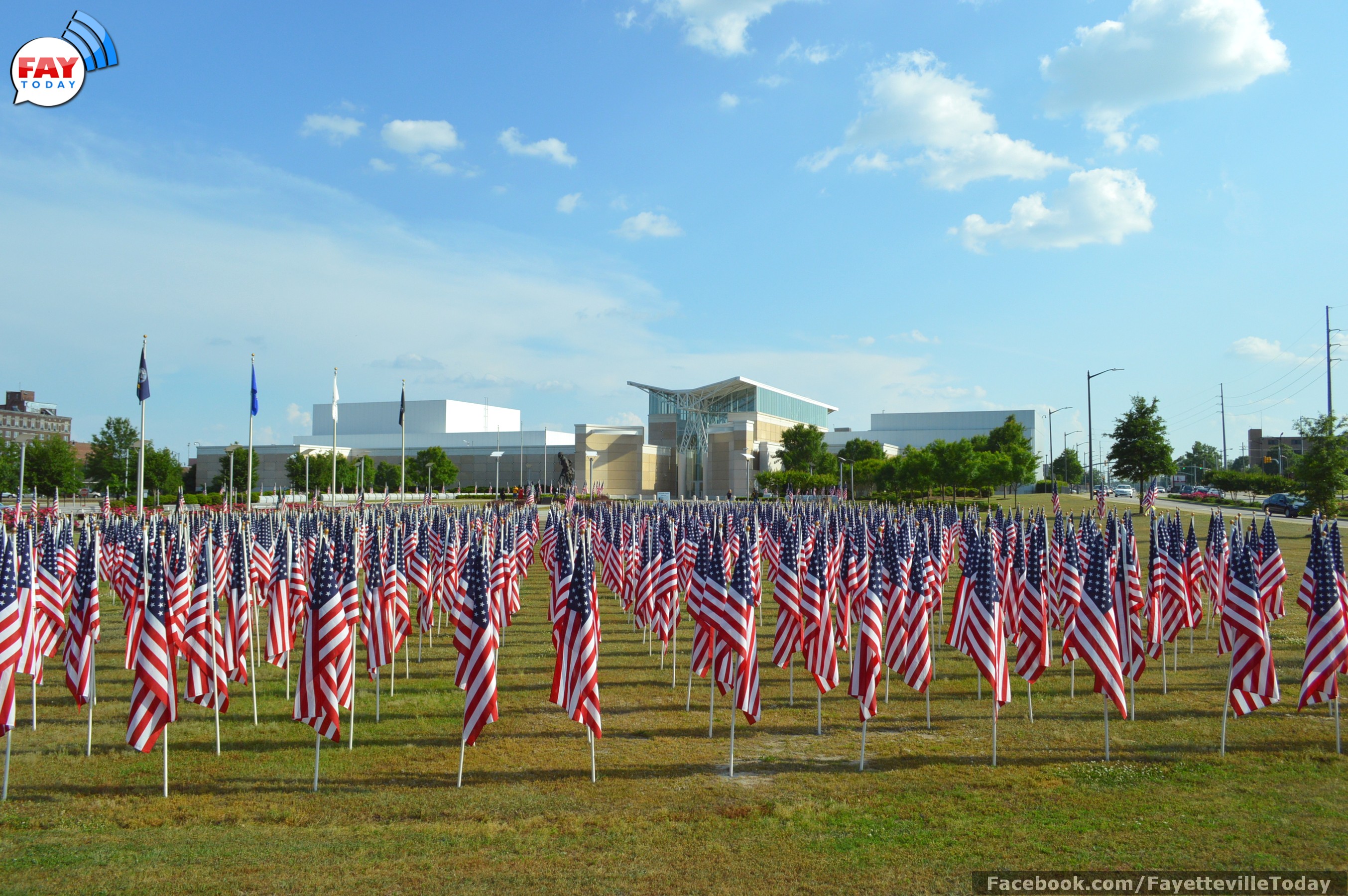 2014 Field of Honor in Downtown Fayetteville, NC