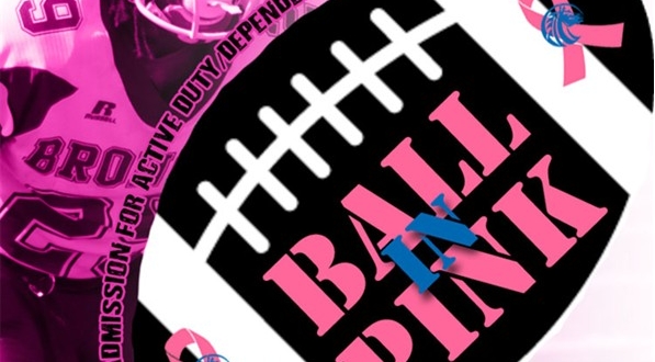  Ball in Pink Football at Fayetteville State Oct 3rd, Plus Military Appreciation Day