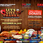 Thanksgiving Day Dinner for Veterans, Senior Citizens, Less Fortunate