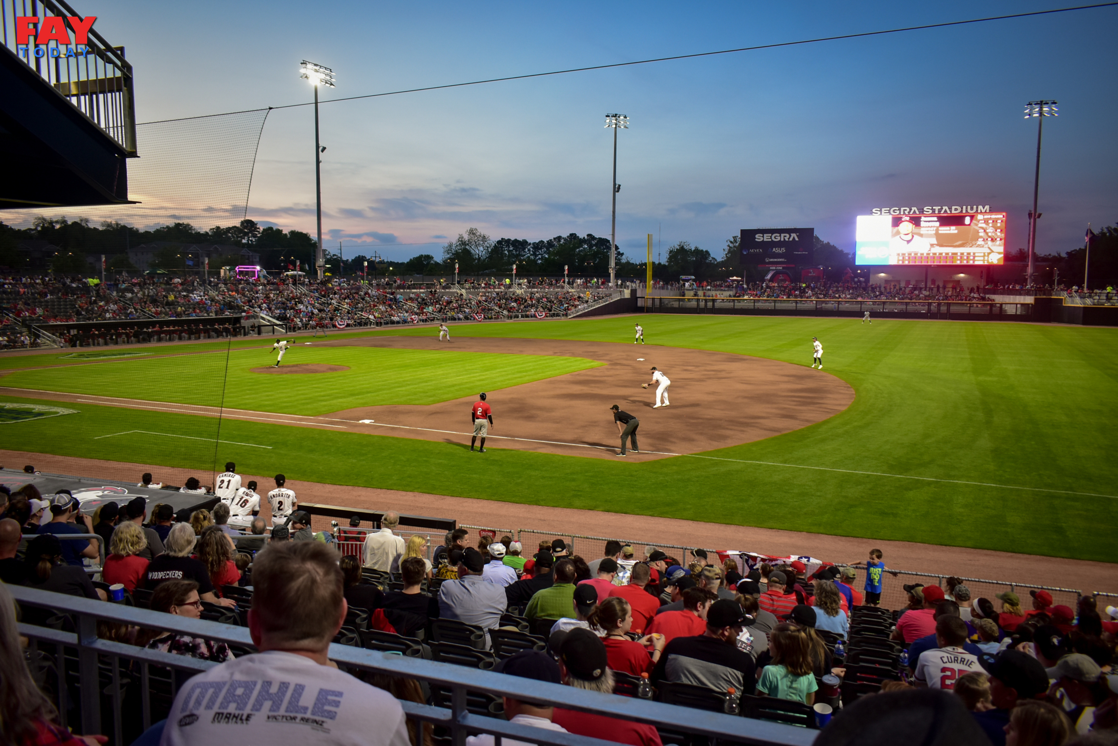 PHOTOS:  Fayetteville NC Woodpeckers Home Opener