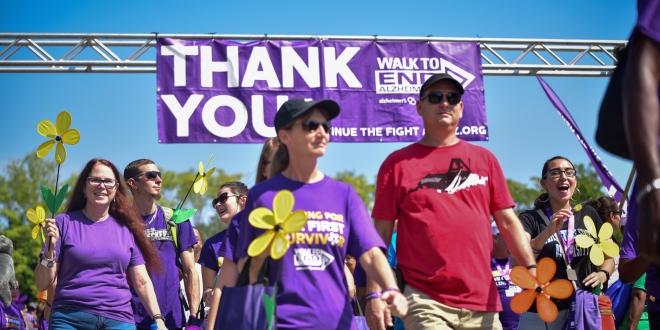  2019 Alzheimer’s Walk in Downtown Fayetteville, NC