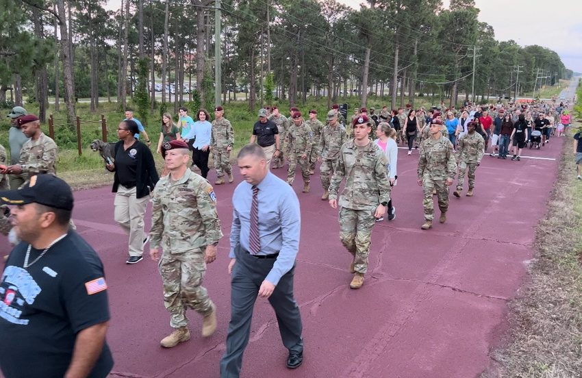  Lt. Gen. Chris Donahue Leads Sunset Liberty March as Fort Bragg Preps for Fort Liberty Name Change