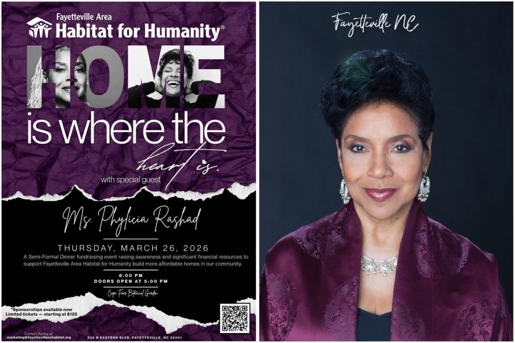 Phylicia Rashad Coming to Fayetteville for Habitat for Humanity Signature Event